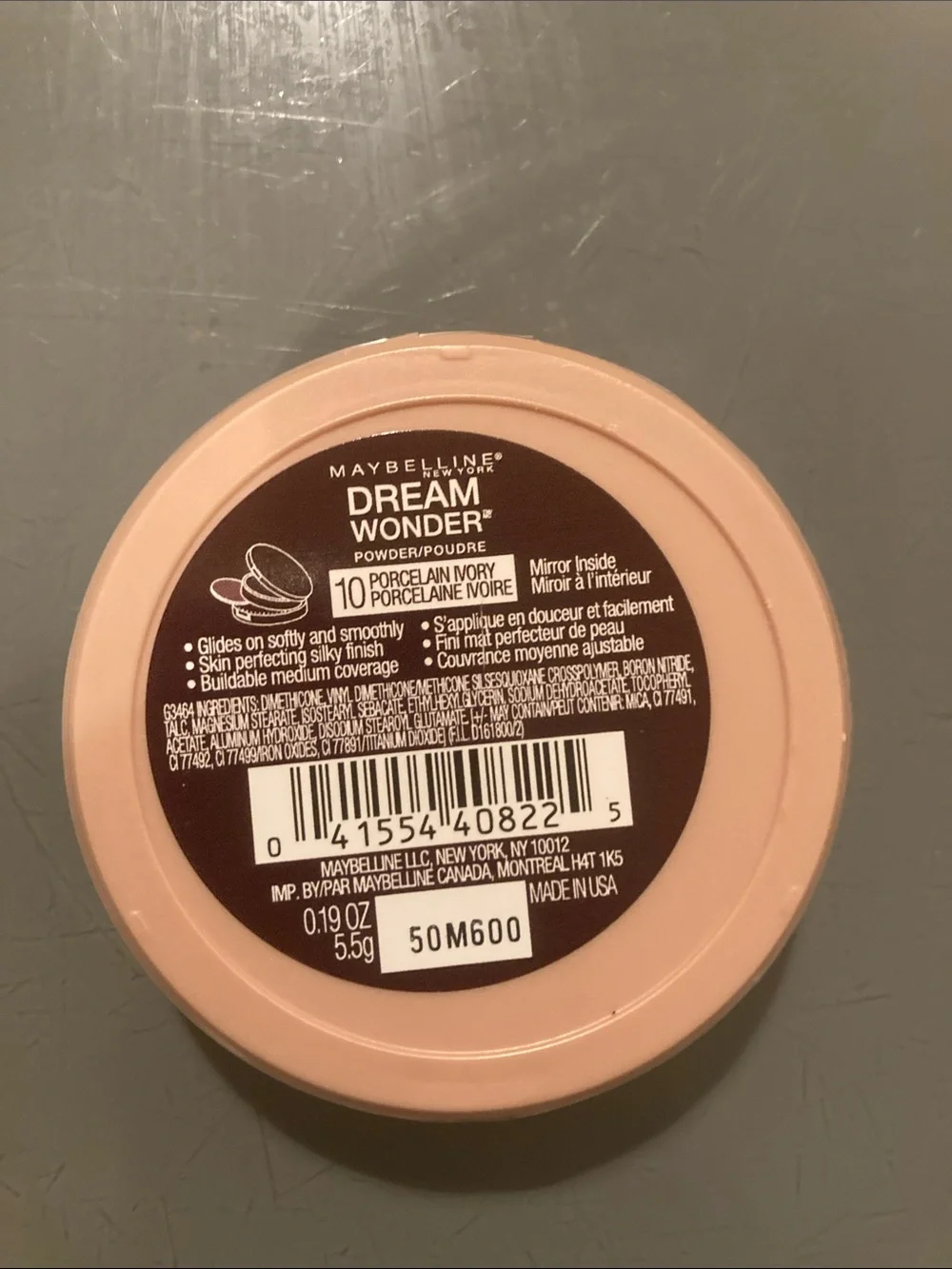 Maybelline Dream Wonder Powder 10 Porcelain Ivory New never been opened